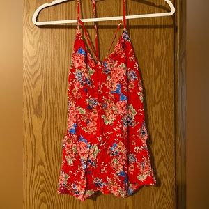 Flowy, floral blouse